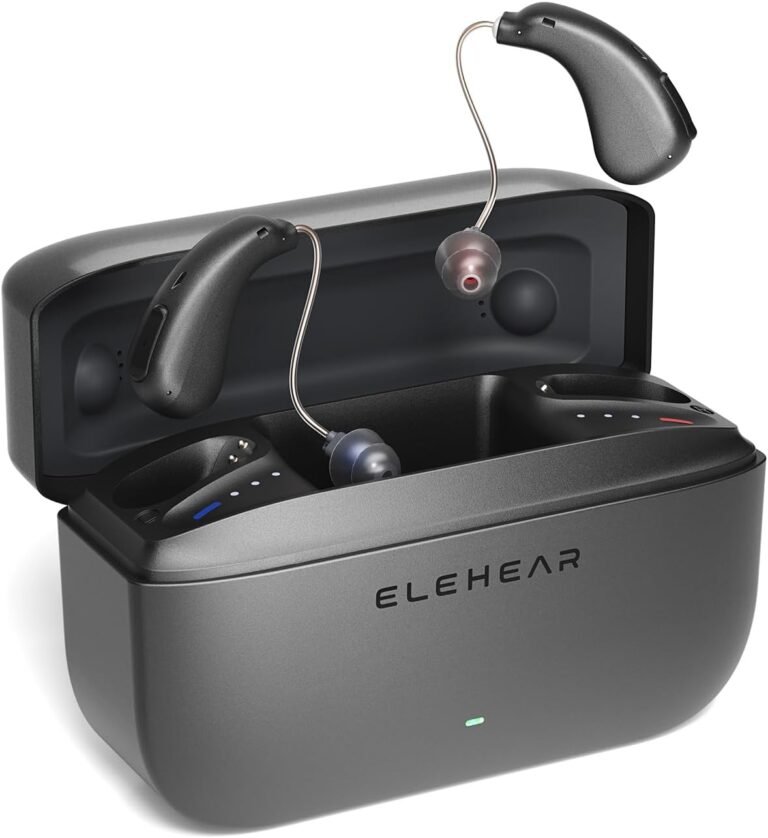 Alpha Hearing Aids, AI Noise Cancellation OTC Hearing Aids f...