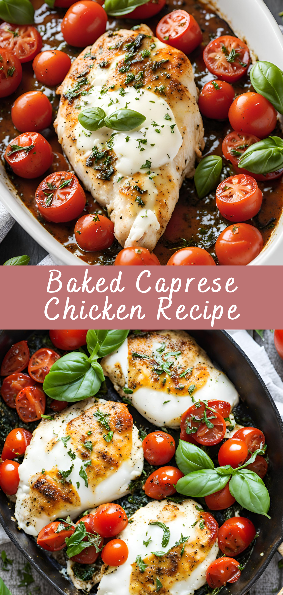 Baked Caprese Chicken Recipe