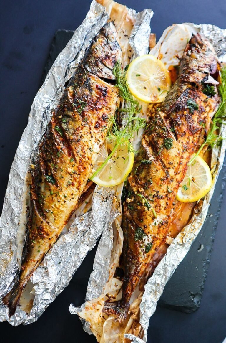 Baked Whole Mackerel - Cooking With Claudy