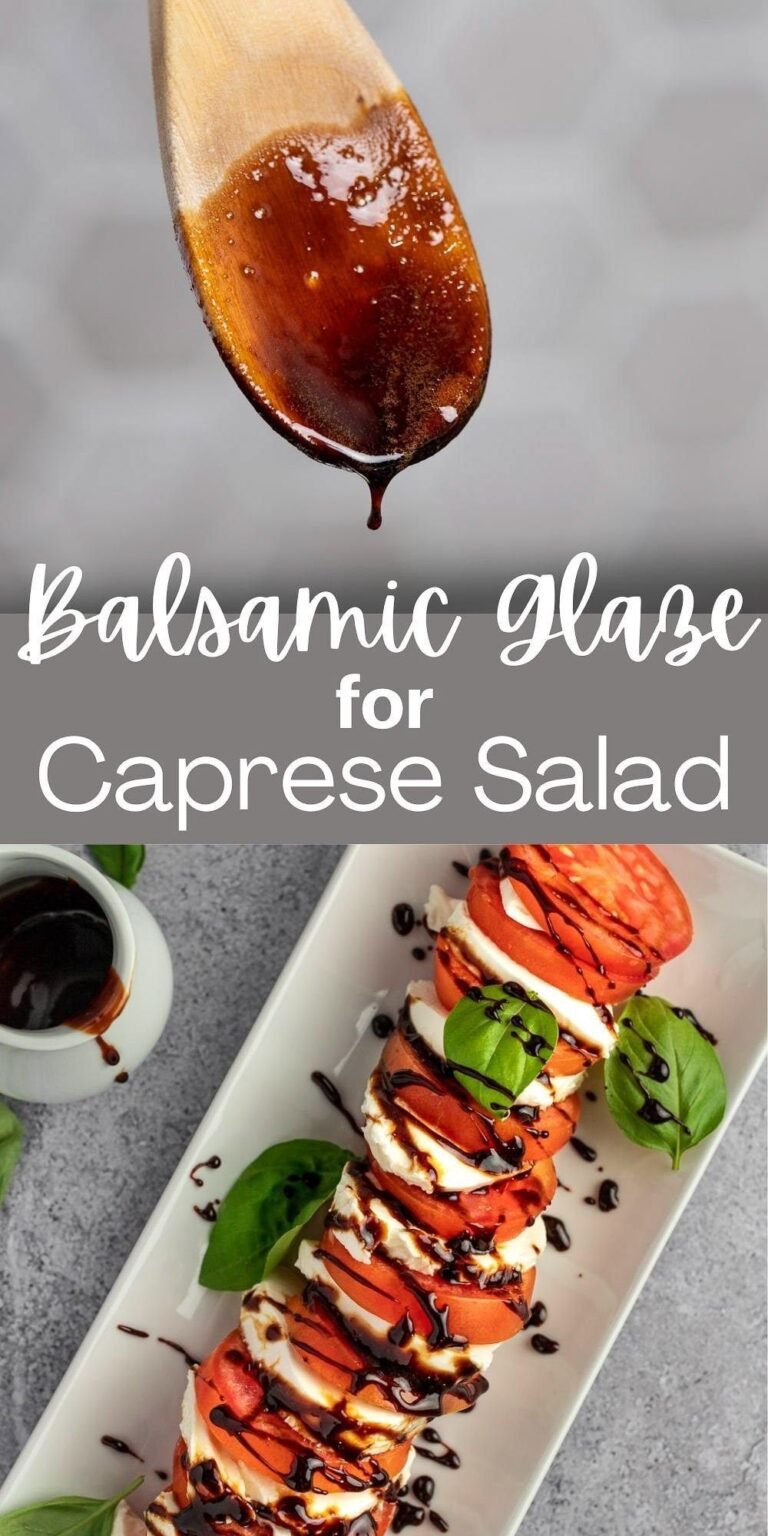 Balsamic Glaze For Caprese Salad