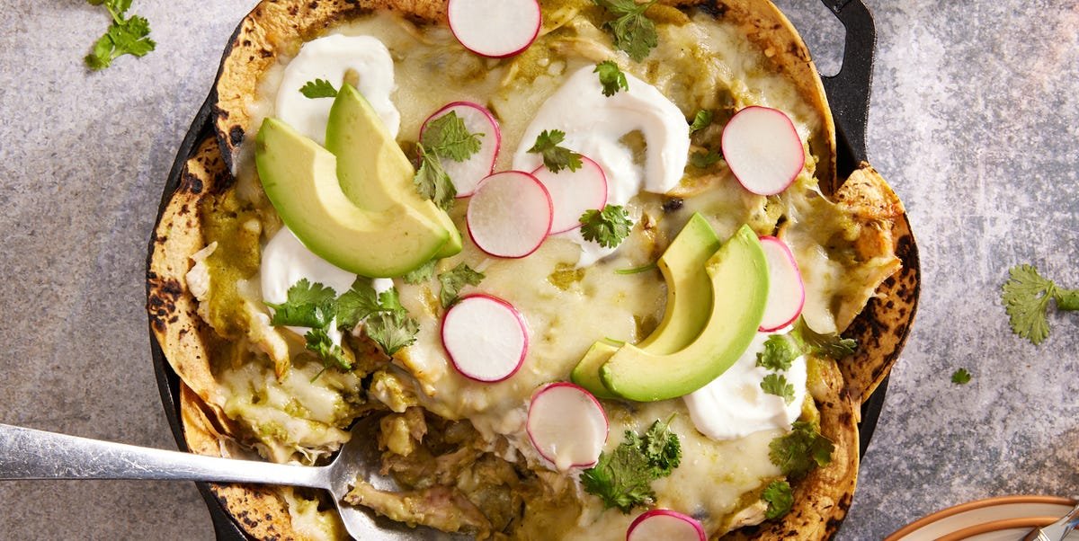 Best Chile Chicken Skillet Enchiladas Recipe.jpg