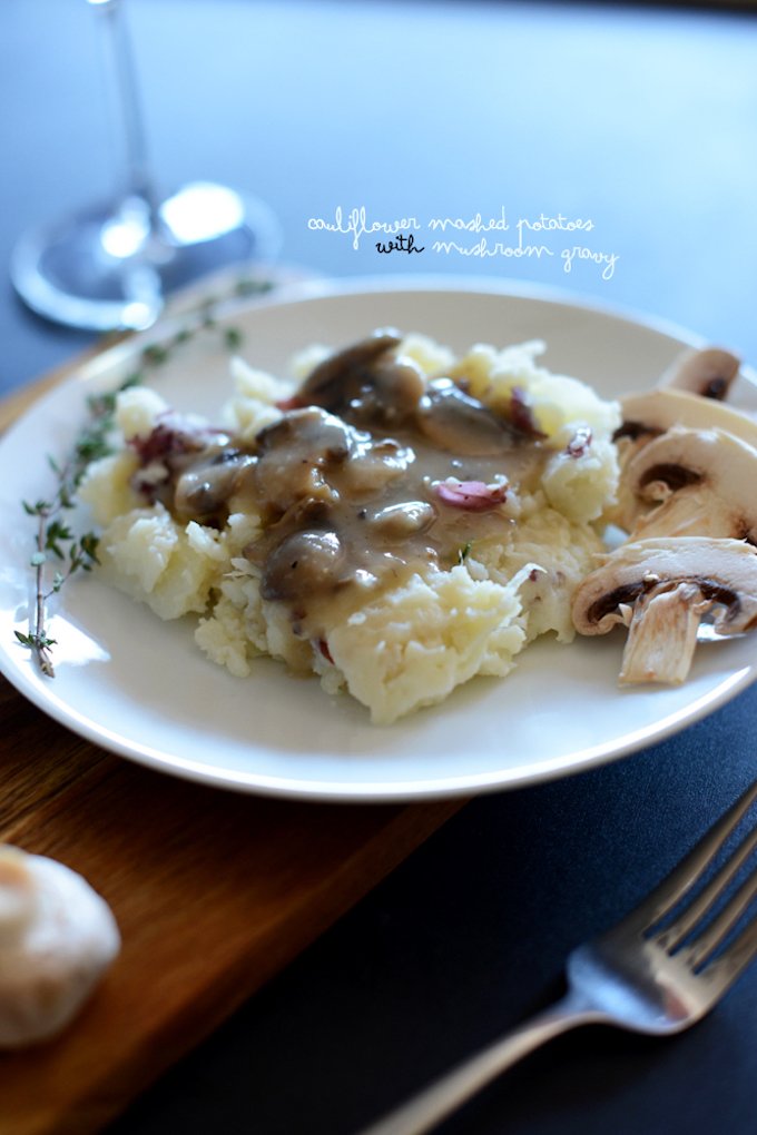 Cauliflower Mashed Potatoes and Gravy