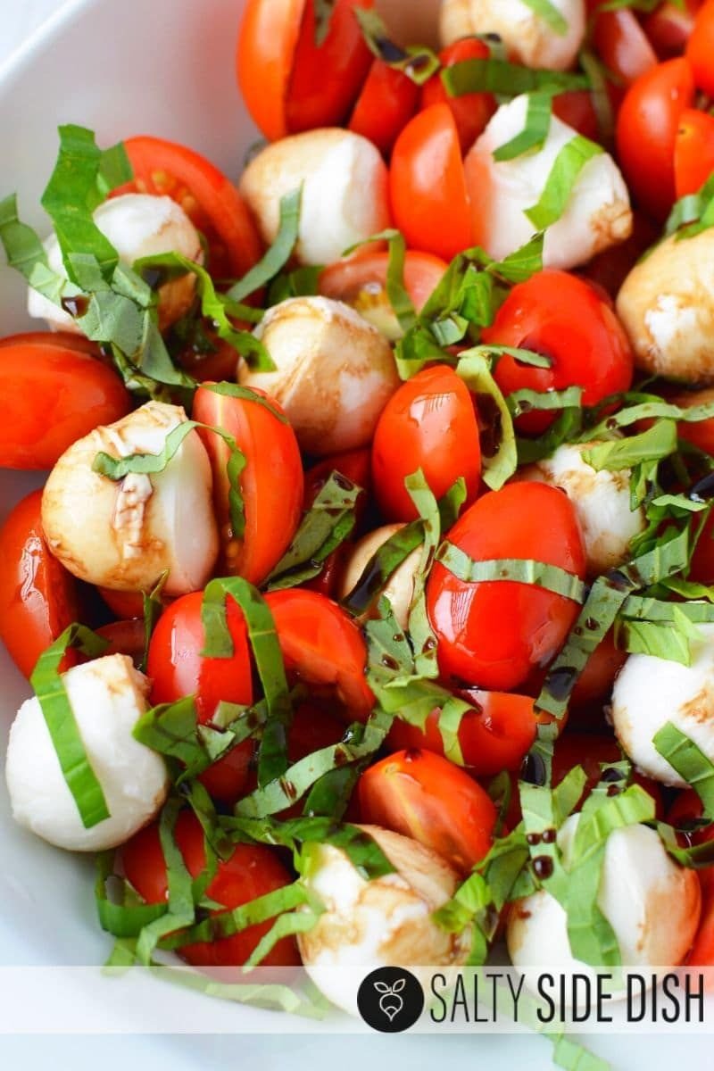 Cherry Tomato Caprese Salad