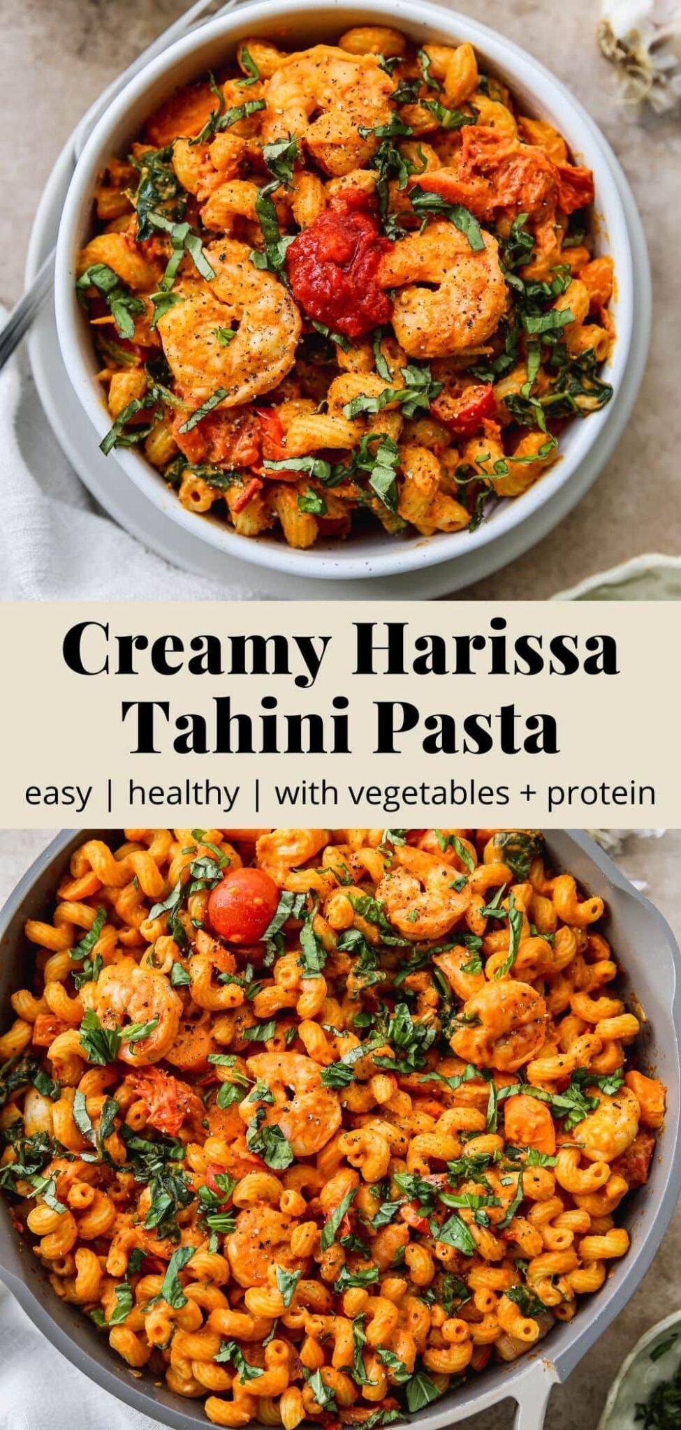 Creamy Harissa Pasta | Walder Wellness, RD