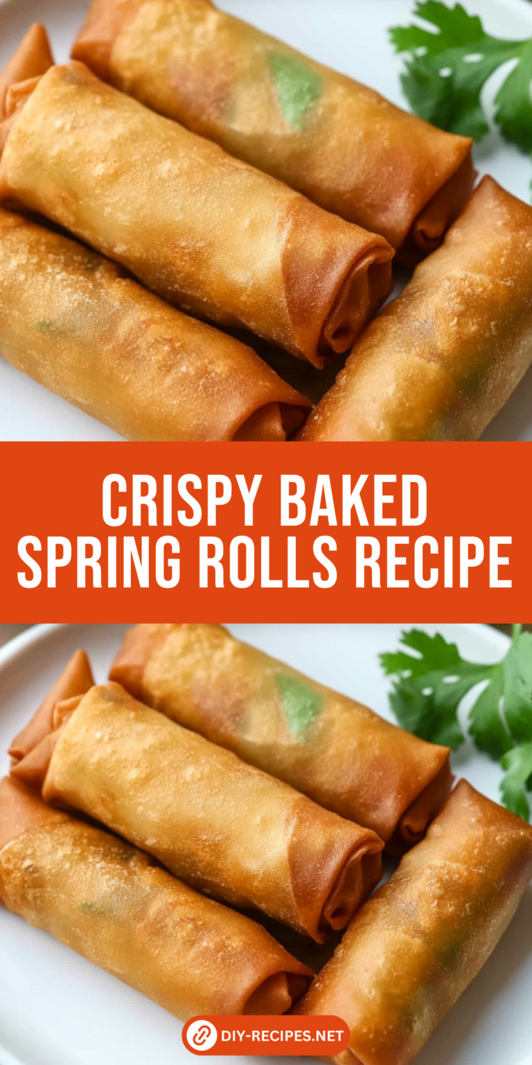 Crispy Baked Spring Rolls Recipe