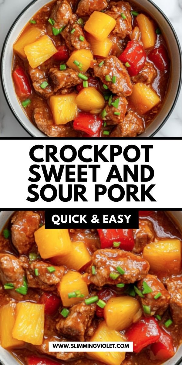 Crockpot Sweet and Sour Pork