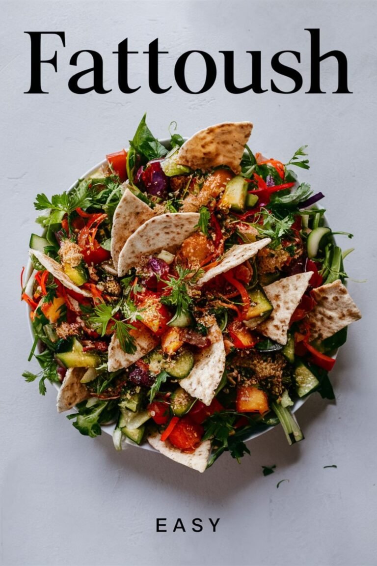 Delicious Fattoush Salad Recipe