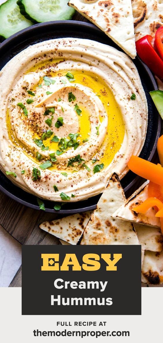 Easy Classic Creamy Hummus Recipe | The Modern Proper