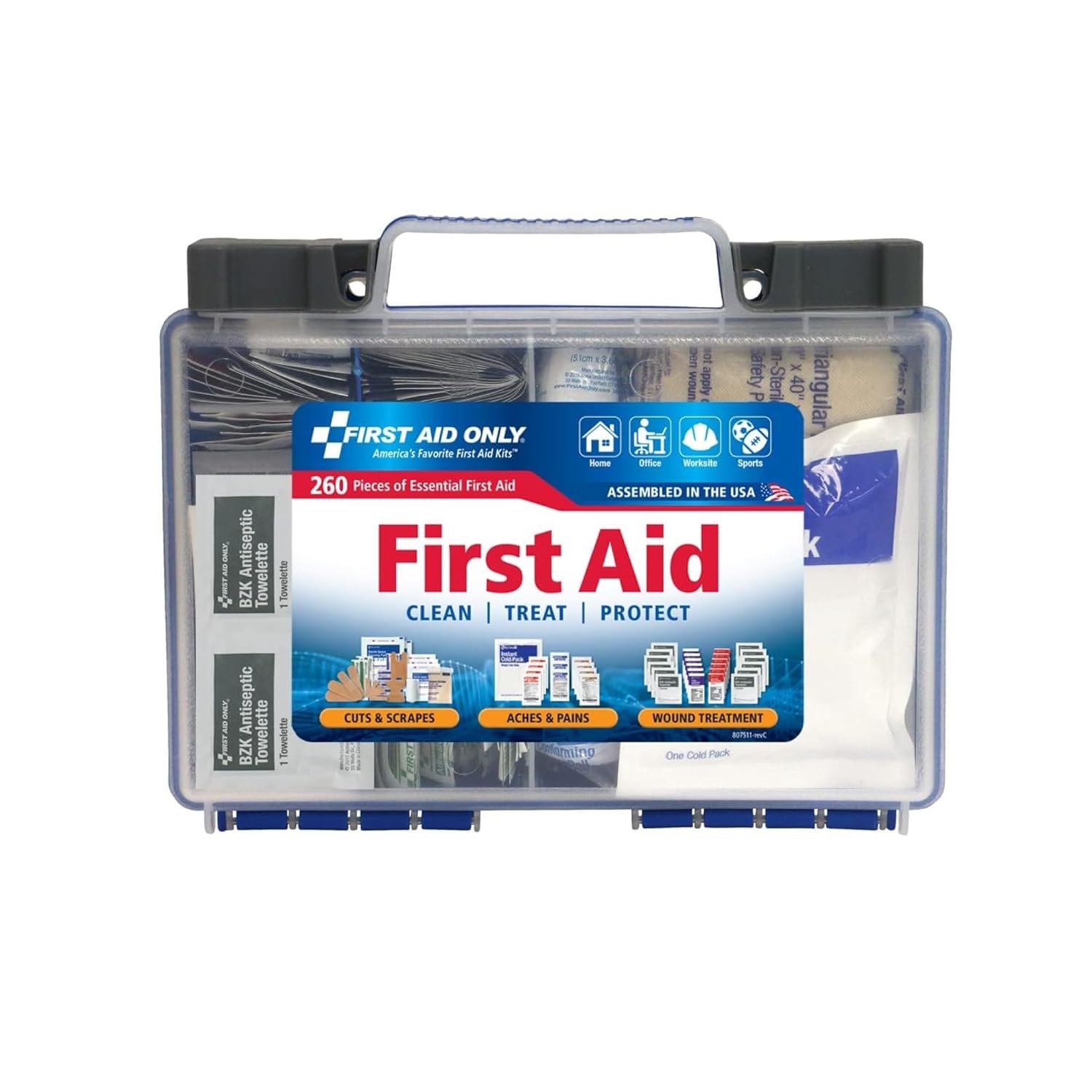 First aid kit for hotel stays