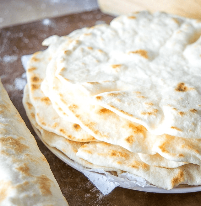 Flour Tortillas Made With Olive Oil