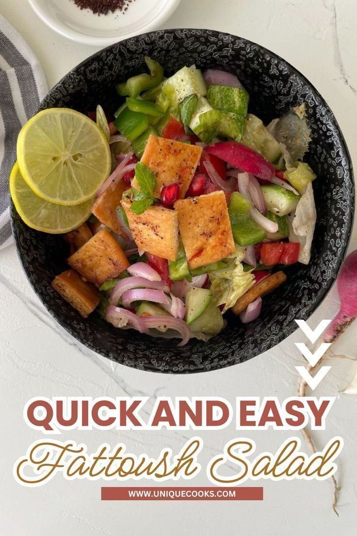 Fresh and Flavorful Fattoush Salad Recipe