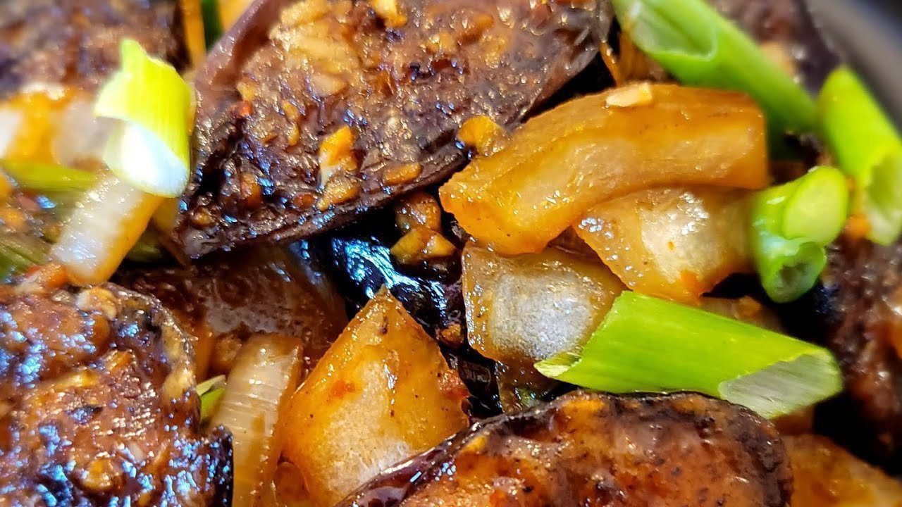 Chinese Food Spicy Garlic Eggplant