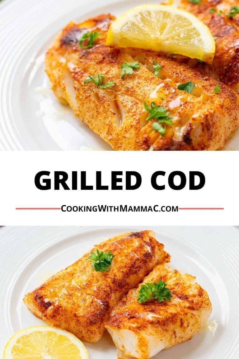 Grilled Cod Fillets