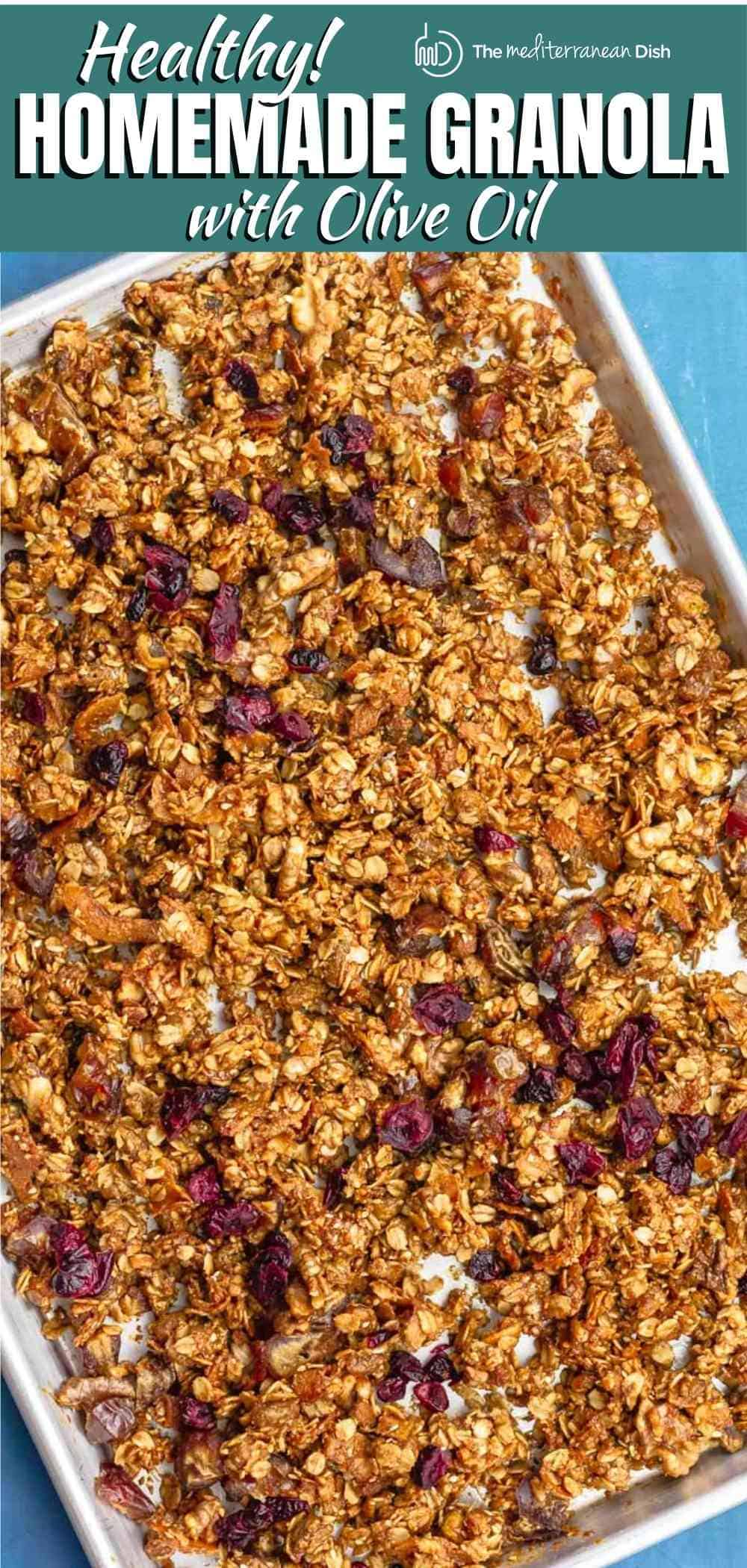 Healthy Homemade Granola (w/ Olive Oil) | The Mediterranean Dish