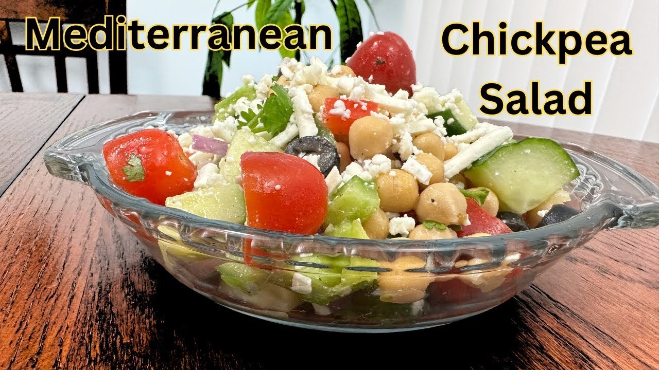 Mediterranean food: Chickpea Salad