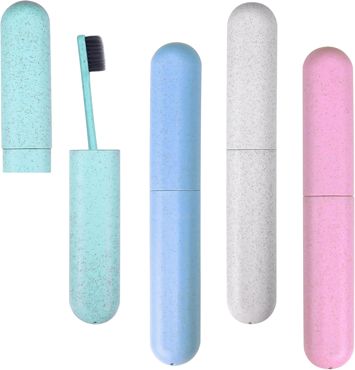 Portable toothbrush and case