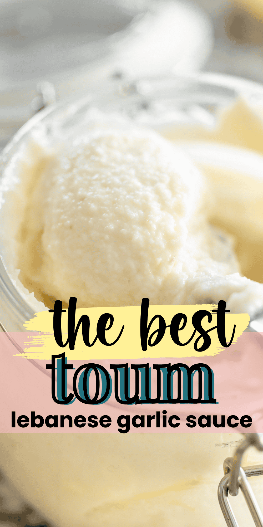 Immersion Blender Toum (Lebanese Garlic Sauce)