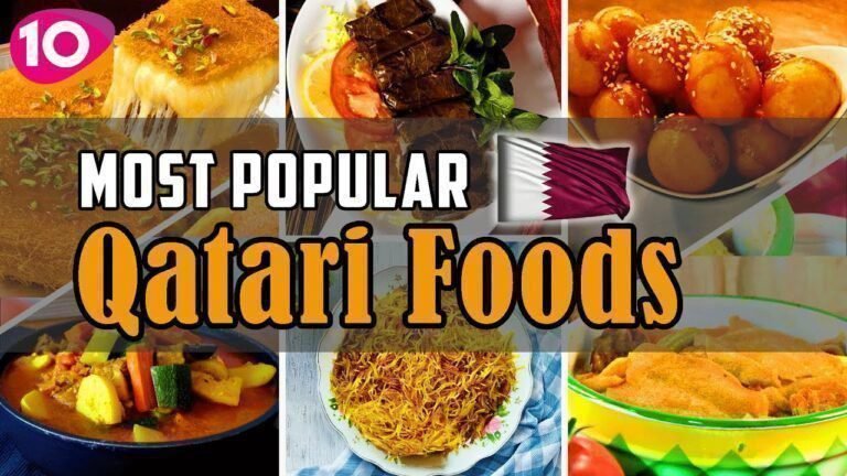 Incredible Top 10 Most Popular Qatari Foods || Qatar Street Foods || Traditional Qatar Cui...