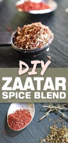 Lebanese Zaatar Spice Blend Recipe [DIY] - Masala Herb