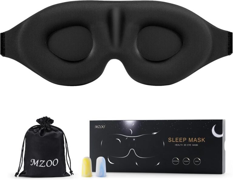 Eye mask for sleeping on planes