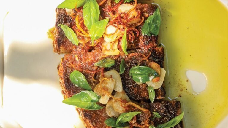 Melted Anchovy Toast Recipe | Epicurious