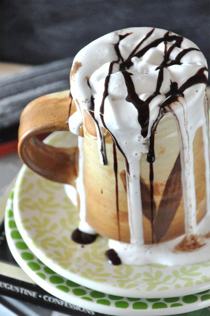 Mexican Hot Cocoa and Vegan Whipped Cream