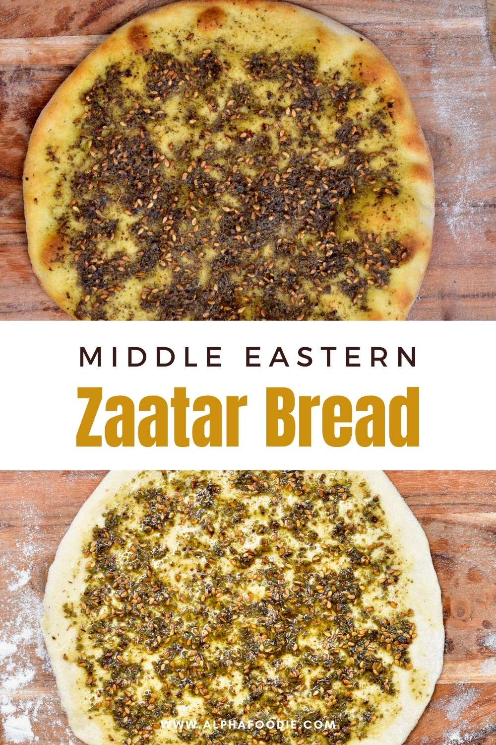 Middle-Eastern Zaatar Bread (Manakish Za'atar)