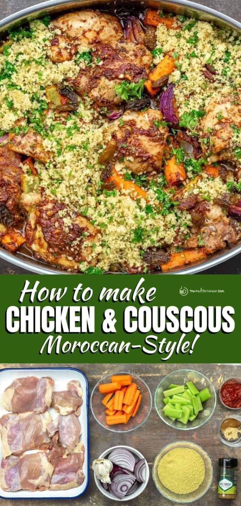 Moroccan-Inspired Chicken Couscous - Ready in an Hour!