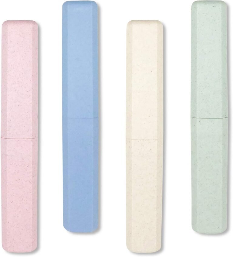 Portable toothbrush and case