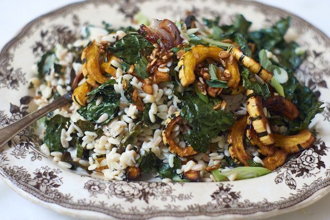 Orzo Pasta with Roasted Vegetables