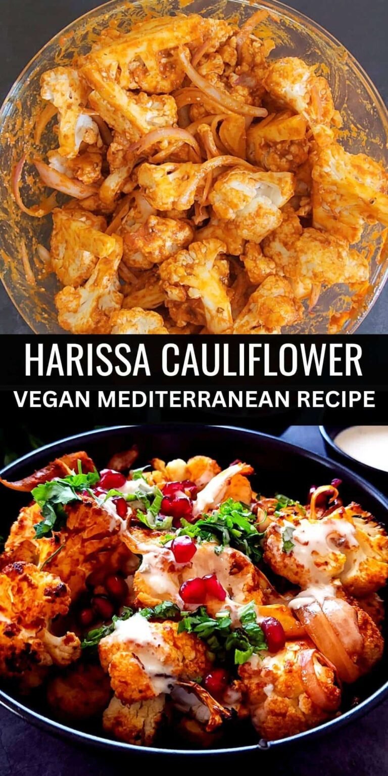 Roasted harissa cauliflower - Greenbowl2soul