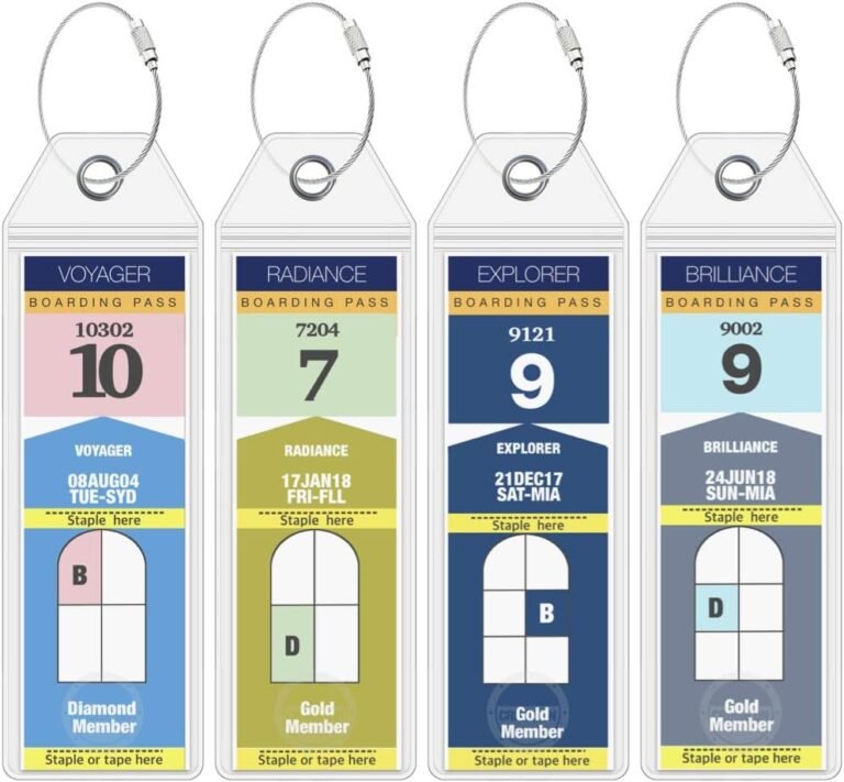 Cruise luggage tags