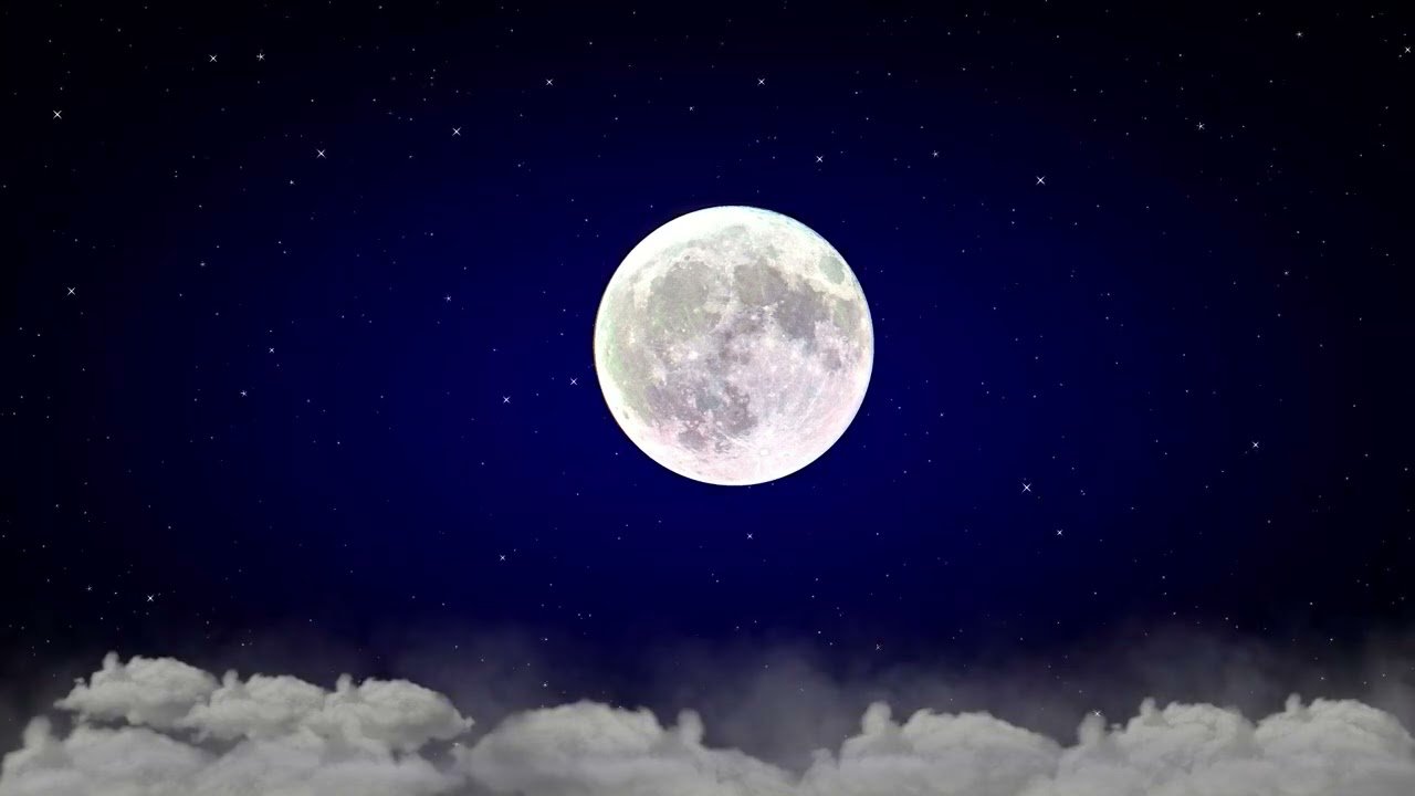 SUPER MOON | Night| Free Stock Footage |