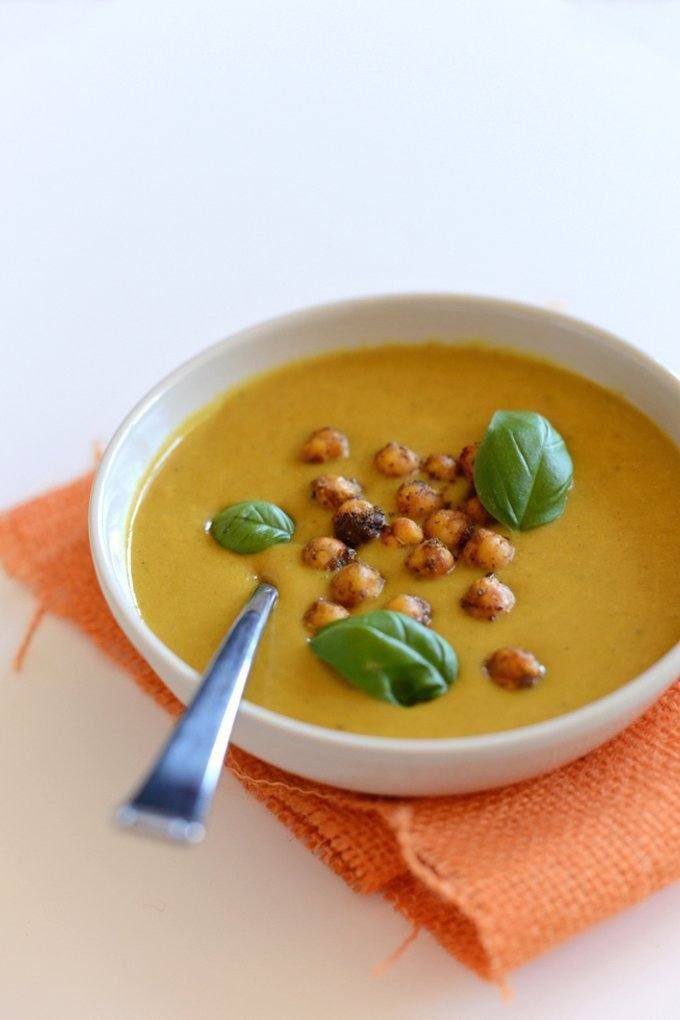 Sweet Potato Coconut Curry Soup