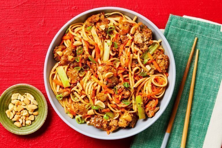 Szechuan Pork Noodle Stir-Fry Recipe | HelloFresh