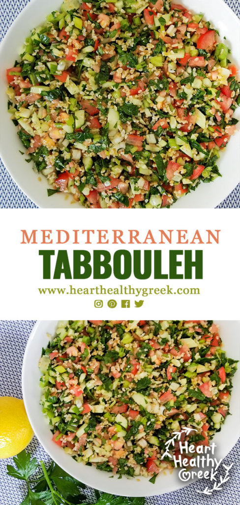 Tabbouleh (Tabouli) - Heart Healthy Greek