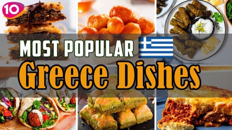 Top 10 Most Popular Foods in Greece, Must Try Greek Dishes & Traditional Cuisine! Athens S...