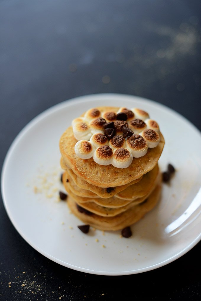 Vegan S'mores Pancakes | Minimalist Baker Recipes