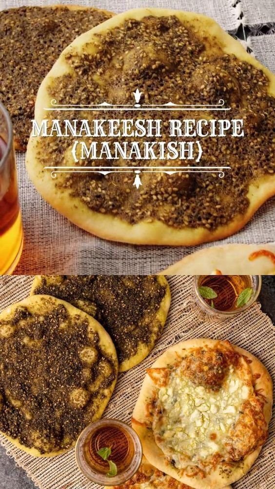 Zaatar Bread (Manakish) + Video