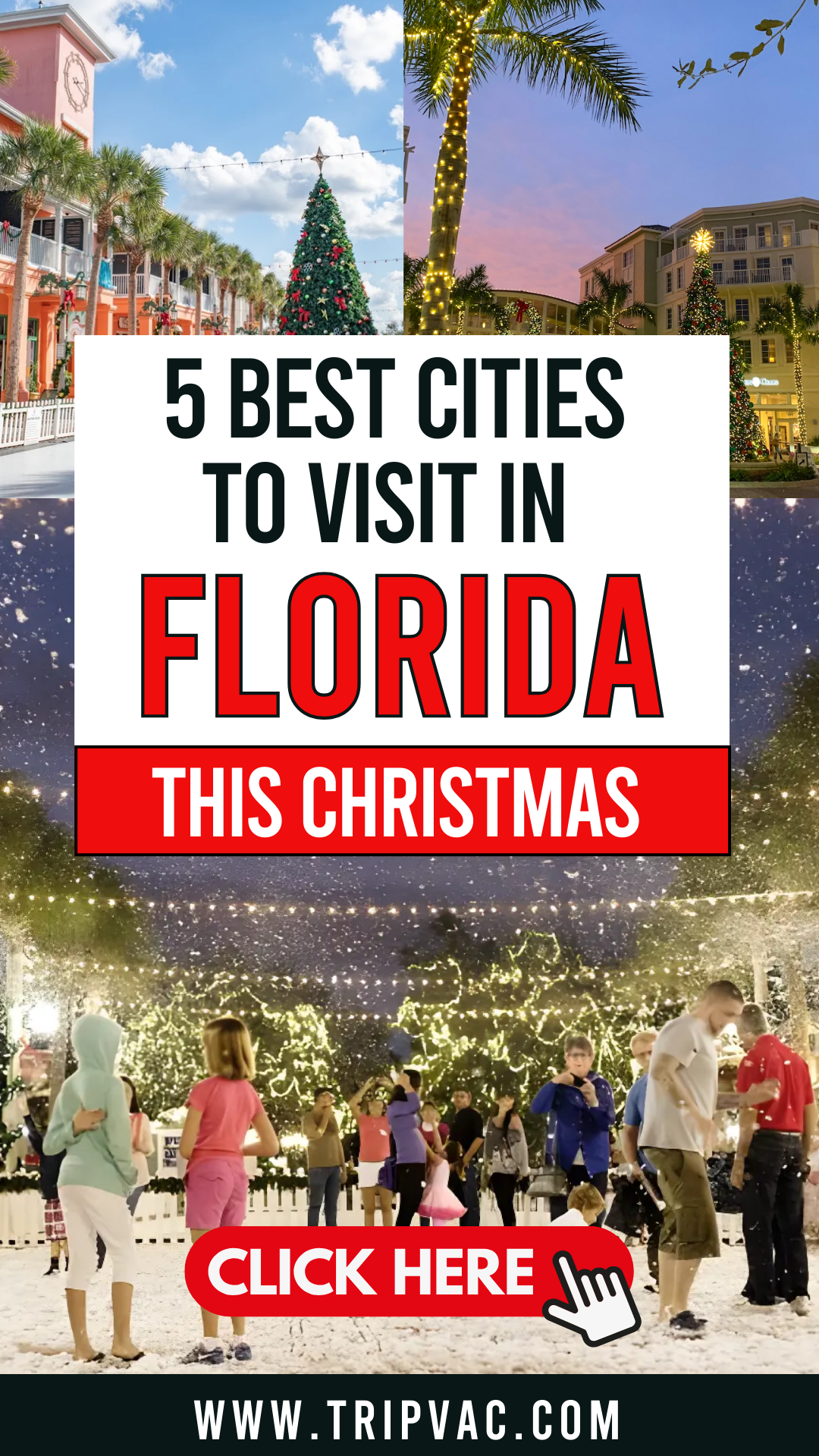 5 Best Cities to Visit in Florida This Christmas | Winter USA Travel Destination