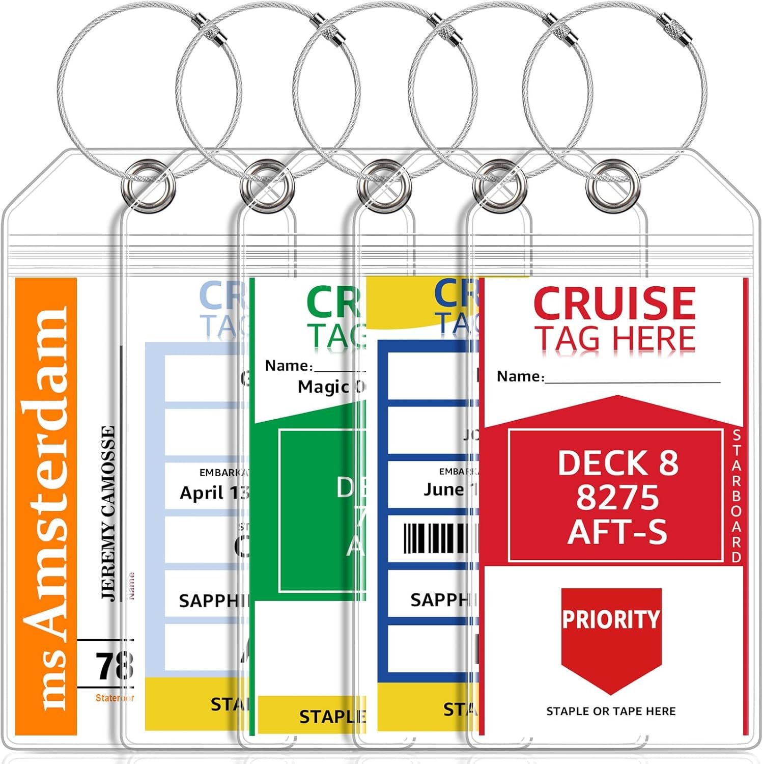 Cruise luggage tags