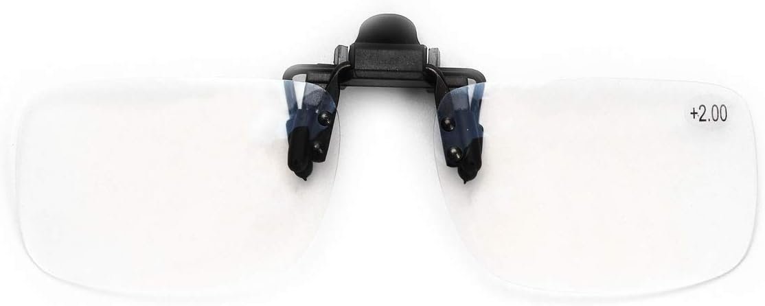 clip-on reading glasses