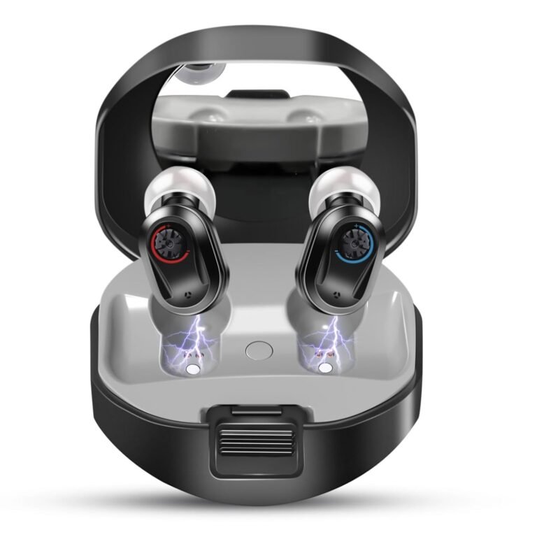 Kullre Hearing Amplifiers for Seniors with Mirror, Rechargea...