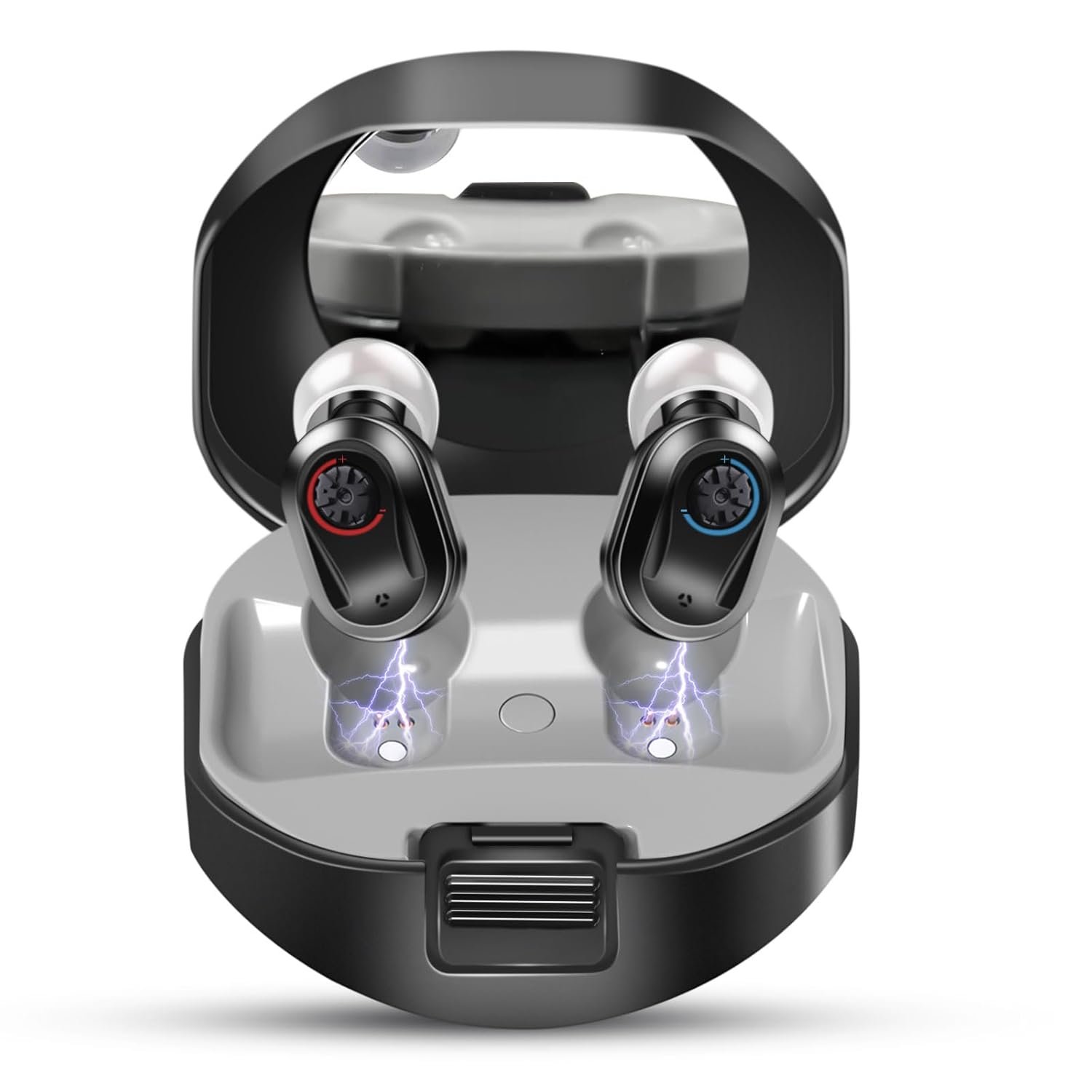 Kullre Hearing Amplifiers for Seniors with Mirror, Rechargea...