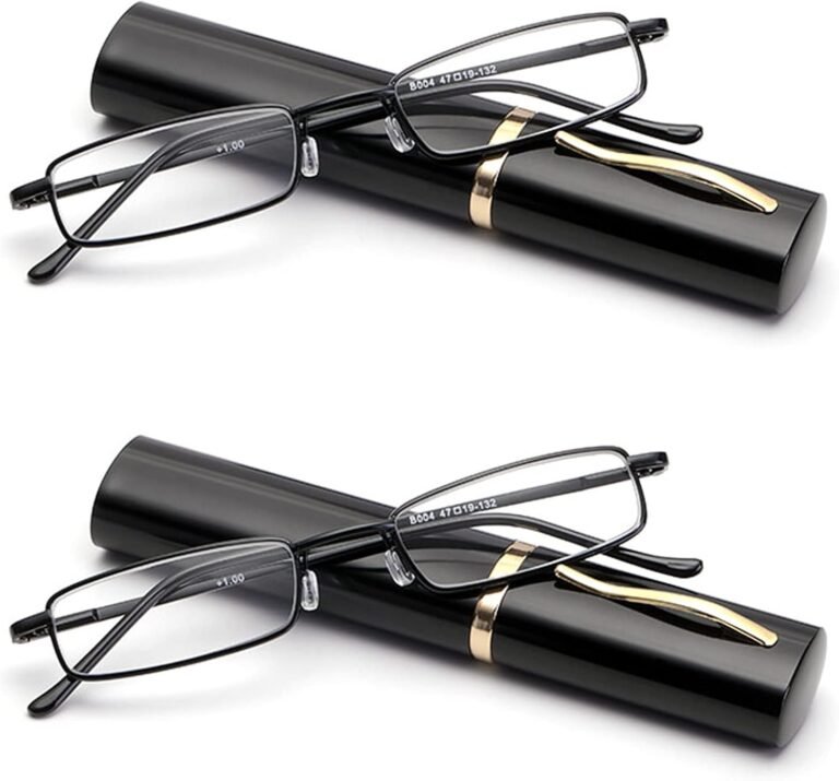 senior reading glasses with case