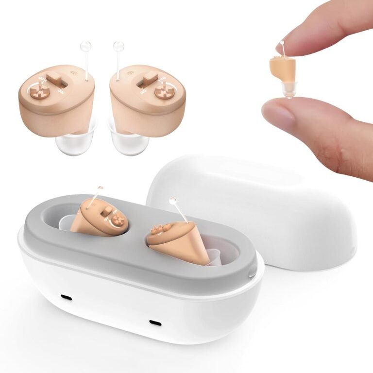 Rechargeable Hearing Aids for Seniors and Adults, In Ear Hea...