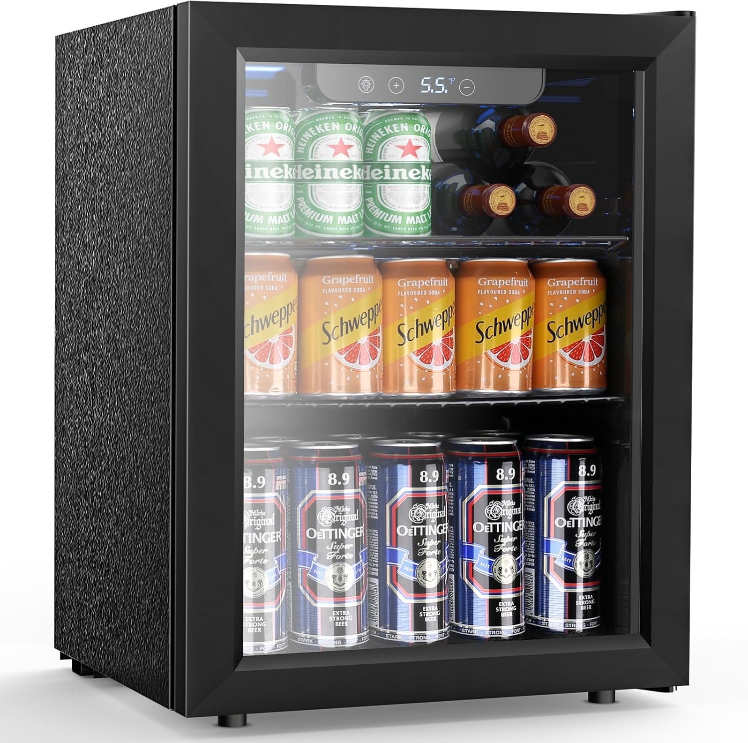 Beverage cooler for hotel rooms