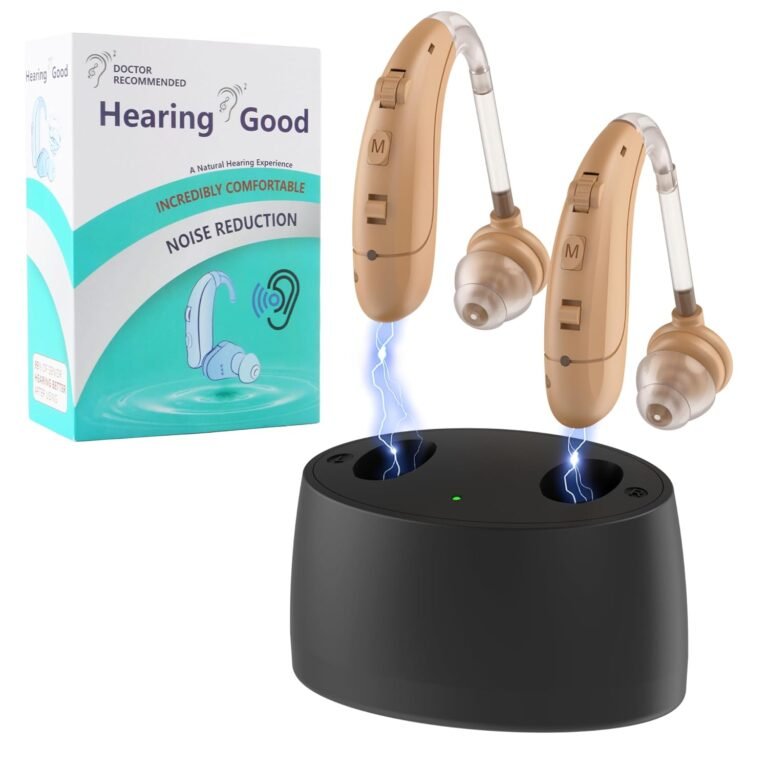 Hearing Aids for Seniors, Hearing Aids Rechargeable with Noi...