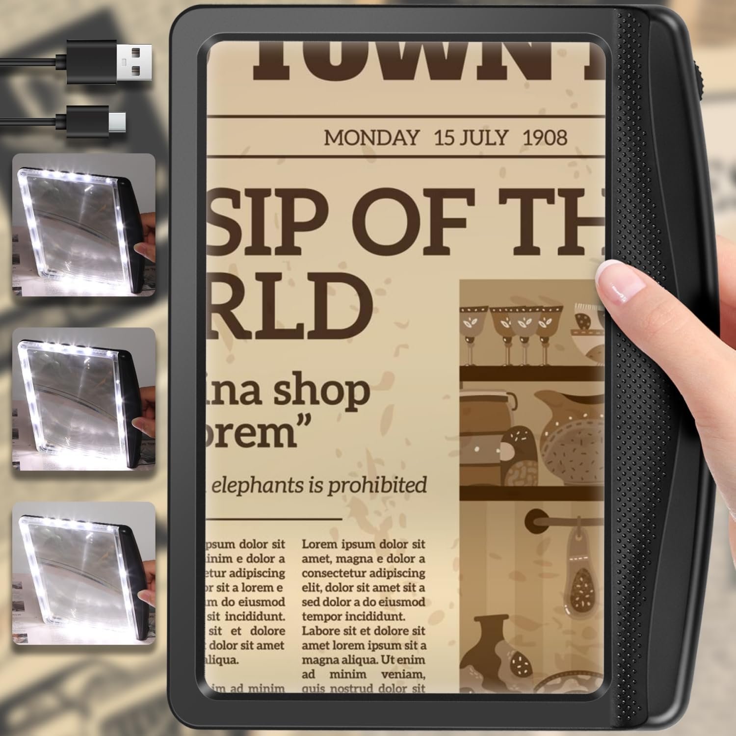 illuminated magnifiers