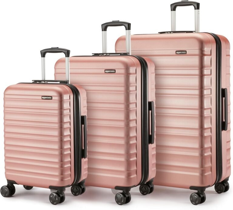 Luggage set with spinner wheels
